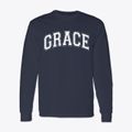 Grace Christian Elementary/middle School Varsity Arch Classic Long Sleeve T-Shirt additional view 1