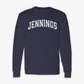 Jennings Elementary School Varsity Arch Classic Long Sleeve T-Shirt additional view 1