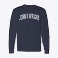 John B Wright Elementary School Varsity Arch Classic Long Sleeve T-Shirt additional product view 1