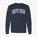 Hays High School Varsity Arch Classic Long Sleeve T-Shirt additional view 1