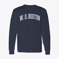 W. O Boston High School Varsity Arch Classic Long Sleeve T-Shirt additional view 1