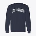 Cottonwood Elementary School Varsity Arch Classic Long Sleeve T-Shirt additional view 1