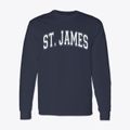 Saint James Elementary School Varsity Arch Classic Long Sleeve T-Shirt additional view 1