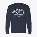 Oscar Smith Middle School Track and Field Classic Long Sleeve T-Shirt additional view 1