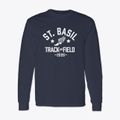 St Basil/visitation Parish Track and Field Classic Long Sleeve T-Shirt additional view 1