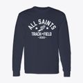 All Saints Catholic School Track and Field Classic Long Sleeve T-Shirt additional view 1