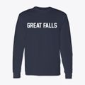 Great Falls Montana Classic Block Classic Long Sleeve T-Shirt additional view 1