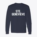 Ste. Genevieve Missouri Classic Block Classic Long Sleeve T-Shirt additional view 1