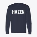 Hazen North Dakota Classic Block Classic Long Sleeve T-Shirt additional view 1