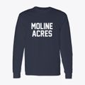 Moline Acres Missouri Classic Block Classic Long Sleeve T-Shirt additional view 1