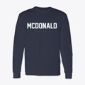 Mcdonald Pennsylvania Classic Block Classic Long Sleeve T-Shirt additional view 1