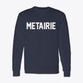 Metairie Louisiana Classic Block Classic Long Sleeve T-Shirt additional view 1