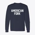 American Fork Utah Classic Block Classic Long Sleeve T-Shirt additional view 1