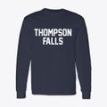 Thompson Falls Montana Classic Block Classic Long Sleeve T-Shirt additional view 1