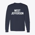 West Jefferson North Carolina Classic Block Classic Long Sleeve T-Shirt additional view 1