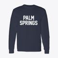 Palm Springs Florida Classic Block Classic Long Sleeve T-Shirt additional view 1