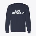 Lake Arrowhead Wisconsin Classic Block Classic Long Sleeve T-Shirt additional view 1