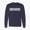 Ontario Wisconsin Classic Block Classic Long Sleeve T-Shirt additional view 1