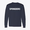 Springboro Pennsylvania Classic Block Classic Long Sleeve T-Shirt additional product view 1