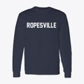 Ropesville Texas Classic Block Classic Long Sleeve T-Shirt additional view 1