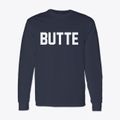 Butte Nebraska Classic Block Classic Long Sleeve T-Shirt additional view 1