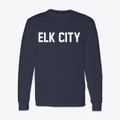 Elk City Kansas Classic Block Classic Long Sleeve T-Shirt additional view 1