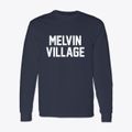 Melvin Village New Hampshire Classic Block Classic Long Sleeve T-Shirt additional view 1