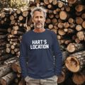 Hart's Location New Hampshire Classic Block Classic Long Sleeve T-Shirt additional view 2