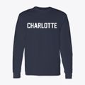 Charlotte Michigan Classic Block Classic Long Sleeve T-Shirt additional view 1