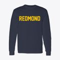 Redmond Washington Classic Block Classic Long Sleeve T-Shirt additional view 1