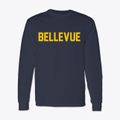Bellevue Nebraska Classic Block Classic Long Sleeve T-Shirt additional view 1