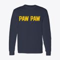 Paw Paw Illinois Classic Block Classic Long Sleeve T-Shirt additional view 1