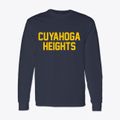 Cuyahoga Heights Ohio Classic Block Classic Long Sleeve T-Shirt additional view 1