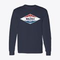 Walpole New Hampshire Diamond Star Classic Long Sleeve T-Shirt additional view 1