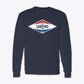 Lansing Illinois Diamond Star Classic Long Sleeve T-Shirt additional product view 1