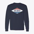 Seal Beach California Diamond Star Classic Long Sleeve T-Shirt additional view 1