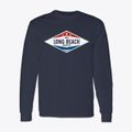 Long Beach Minnesota Diamond Star Classic Long Sleeve T-Shirt additional product view 1
