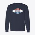 St. John North Dakota Diamond Star Classic Long Sleeve T-Shirt additional view 1