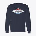 Anchorage Alaska Diamond Star Classic Long Sleeve T-Shirt additional view 1