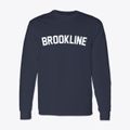 Brookline Massachusetts Classic Curve Classic Long Sleeve T-Shirt additional view 1