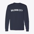 Baldwin City Kansas Classic Curve Classic Long Sleeve T-Shirt additional view 1