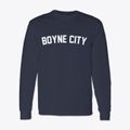Boyne City Michigan Classic Curve Classic Long Sleeve T-Shirt additional view 1