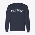 Folly Beach South Carolina Classic Curve Classic Long Sleeve T-Shirt additional view 1