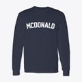 Mcdonald Pennsylvania Classic Curve Classic Long Sleeve T-Shirt additional view 1