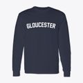 Gloucester Massachusetts Classic Curve Classic Long Sleeve T-Shirt additional product view 1