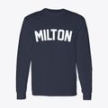 Milton Massachusetts Classic Curve Classic Long Sleeve T-Shirt additional view 1