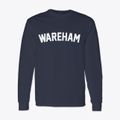 Wareham Massachusetts Classic Curve Classic Long Sleeve T-Shirt additional product view 1