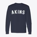 Akins Oklahoma Classic Curve Classic Long Sleeve T-Shirt additional view 1