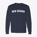New Goshen Indiana Classic Curve Classic Long Sleeve T-Shirt additional view 1