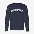 Skowhegan Maine Classic Curve Classic Long Sleeve T-Shirt additional view 1
